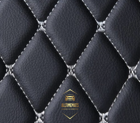 Black/white Partial Cargo Trunk mat/liner, partial for Honda, BMW, Ford, VOLVO, Nissan, Hyundai, Jeep close up