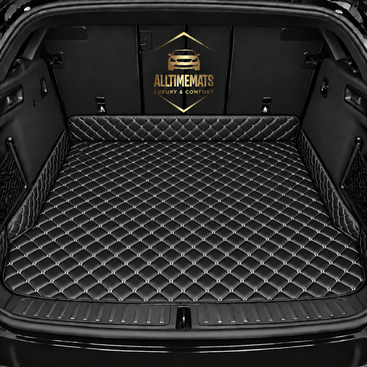Luxurious Black/White Trunk Liner