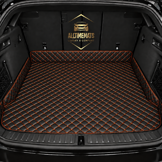 Luxurious Black/Orange Trunk Liner