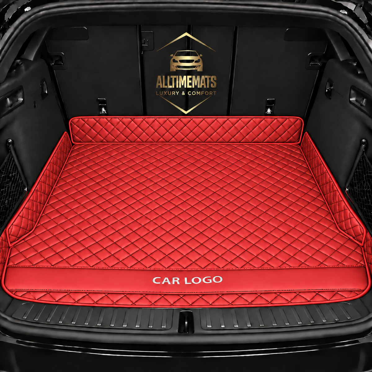 Luxurious Red/Black Trunk Liner