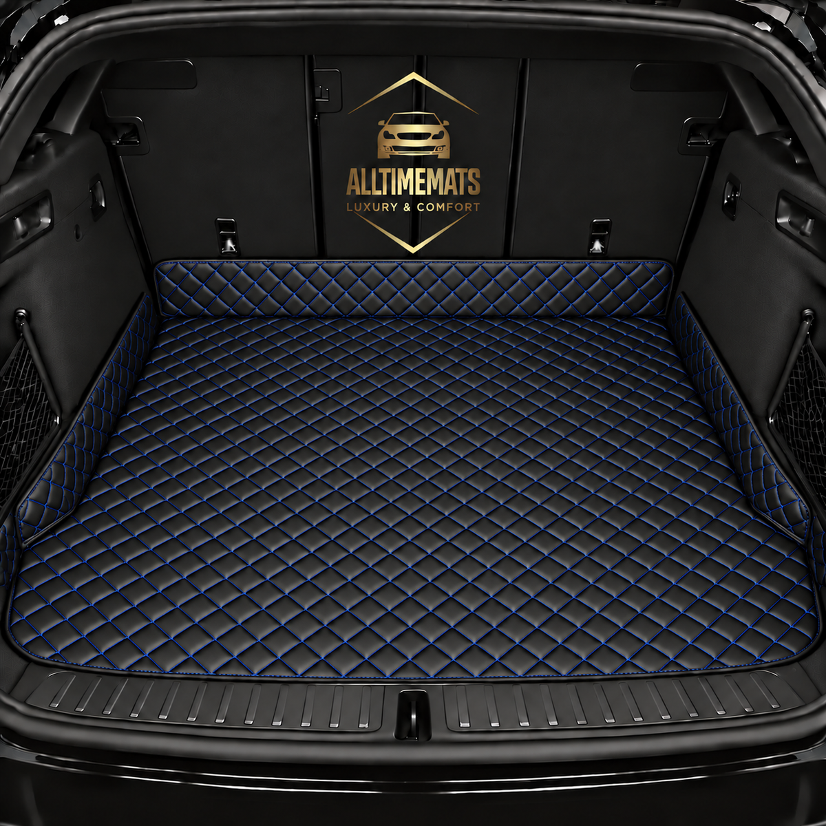 Luxurious Black/Blue Trunk Liner