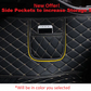 Luxurious Solid Black Floor Mats