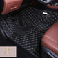 Luxurious Black/White Floor Mats