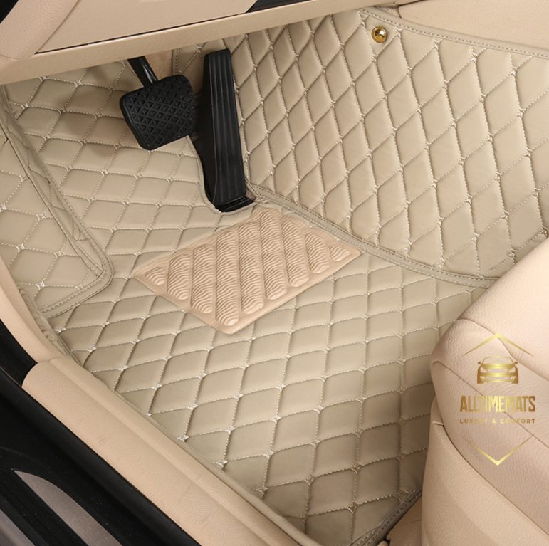 Luxurious Cream Floor Mats