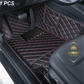 Luxurious Black/Red Floor Mats