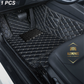 Luxurious Black/Beige Floor Mats