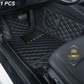 Luxurious Solid Black Floor Mats