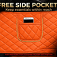 Luxurious Orange Floor Mats