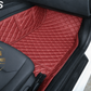 Luxurious Wine Red Floor Mats