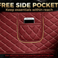 Luxurious Wine Red Floor Mats