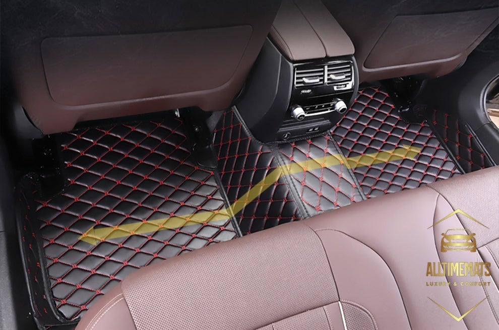 Black/Red Car Mats/Floor mats for Honda, BMW, Ford, VOLVO, Nissan back row