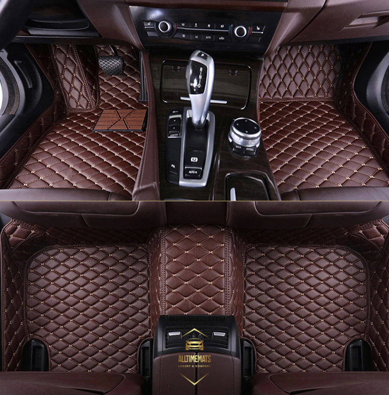 Coffee Brown Car Mats/Floor mats for Honda, BMW, Ford, VOLVO, Nissan, Hyundai, Jeep aerial view