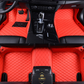 Scarlet Red Car Mats/Floor mats for Honda, BMW, Ford, VOLVO, Nissan, Hyundai, Jeep aerial view