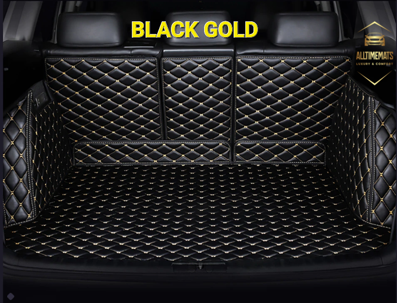 Black Gold Full Cargo Trunk mat/liner, partial for Honda, BMW, Ford, VOLVO, Nissan, Hyundai, Jeep aerial view #2