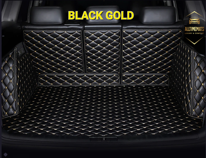 Black Gold Full Cargo Trunk mat/liner, partial for Honda, BMW, Ford, VOLVO, Nissan, Hyundai, Jeep aerial view #2
