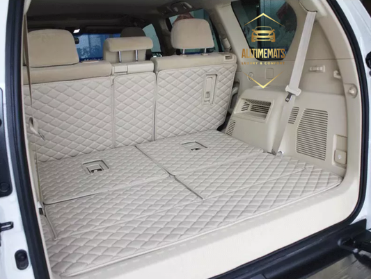 Grey Full Cargo Trunk mat/liner, partial for Honda, BMW, Ford, VOLVO, Nissan, Hyundai, Jeep aerial view