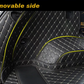 Black/white Full Cargo Trunk mat/liner, partial for Honda, BMW, Ford, VOLVO, Nissan, Hyundai, Jeep right side view