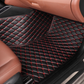 Black/Red Car Mats/Floor mats for Honda, BMW, Ford, VOLVO, Nissan passenger's mat