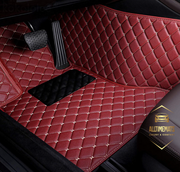 Leather floor mats for cars deals
