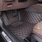 Black Orange Car Mats/Floor mats for Honda, BMW, Ford, VOLVO, Nissan, Hyundai, Jeep driver's mat