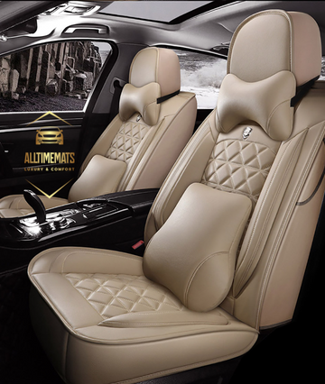 Cream hot sale seat covers