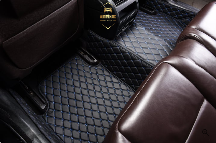 Black/Blue Car Mats/Floor mats for Honda, BMW, Ford, VOLVO, Nissan, Hyundai, Jeep back row