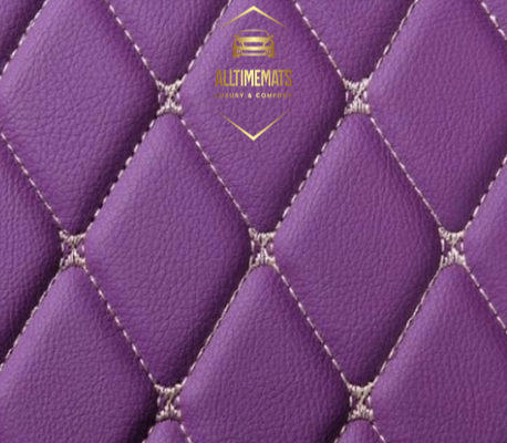 Purple Partial Cargo Trunk mat/liner for Honda, BMW, Ford, VOLVO, Nissan, Hyundai, Jeep. close up