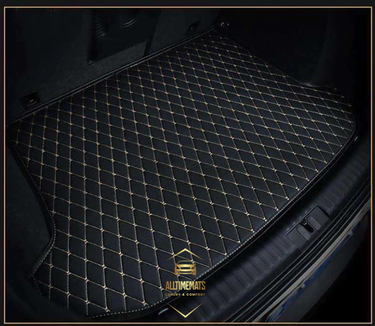 Black Gold Partial Cargo Trunk mat/liner, partial for Honda, BMW, Ford, VOLVO, Nissan, Hyundai, Jeep aerial view