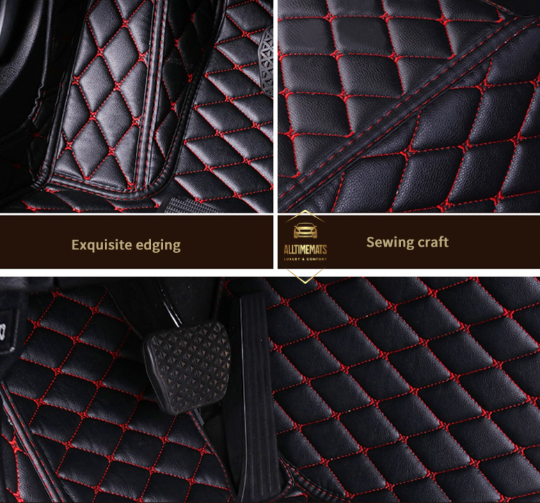 Black/Red Car Mats/Floor mats for Honda, BMW, Ford, VOLVO, Nissan more pics