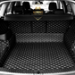 Black/white Full Cargo Trunk mat/liner, partial for Honda, BMW, Ford, VOLVO, Nissan, Hyundai, Jeep aerial view