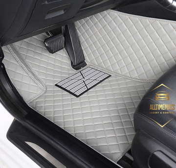 Luxurious Grey Floor Mats Car Mats Custom Made All Time Mats