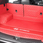 Scarlet Red Full Cargo Trunk mat/liner, partial for Honda, BMW, Ford, VOLVO, Nissan, Hyundai, Jeep with a logo #2