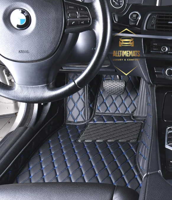 Black/Blue Car Mats/Floor mats for Honda, BMW, Ford, VOLVO, Nissan, Hyundai, Jeep driver s mat Second