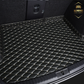 Black/Beige Partial Cargo Trunk mat/liner, partial for Honda, BMW, Ford, VOLVO, Nissan, Hyundai, Jeep aerial view