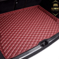 Wine Red Partial Cargo Trunk mat/liner, partial for Honda, BMW, Ford, VOLVO, Nissan, Hyundai, Jeep aerial view #2