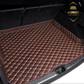 Coffee Partial Cargo Trunk mat/liner, partial for Honda, BMW, Ford, VOLVO, Nissan, Hyundai, Jeep aerial view