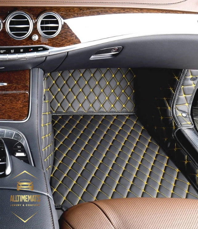 Black Gold Car Mats/Floor mats for Honda, BMW, Ford, VOLVO, Nissan, Hyundai, Jeep passenger side