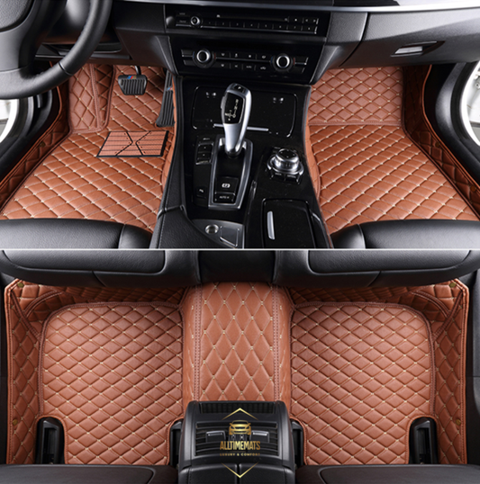Brown Car Mats/Floor mats for Honda, BMW, Ford, VOLVO, Nissan, Hyundai, Jeep aerial view